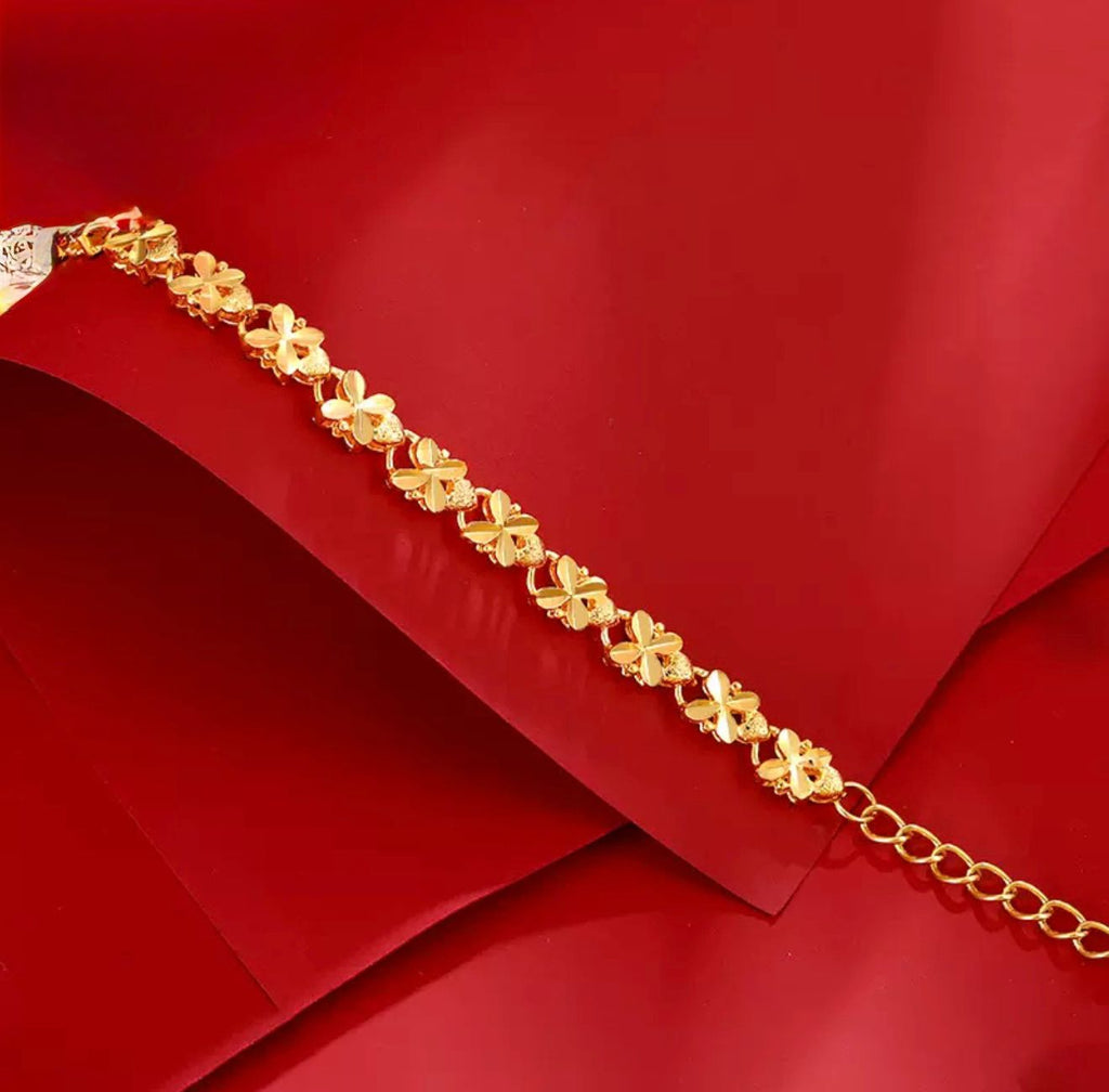 24k Gold Plated Golden Blossom Bracelet